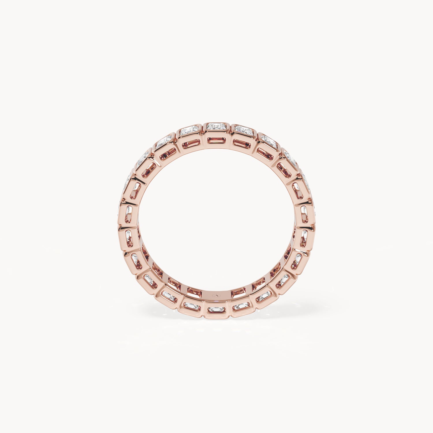 Bezel Memory Ring Emerald