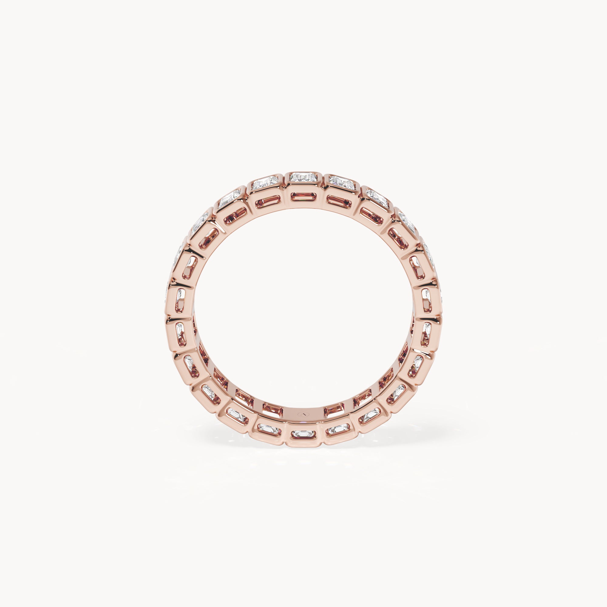 Bezel Memory Ring Emerald