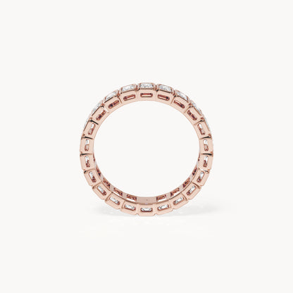 Bezel Memory Ring Emerald