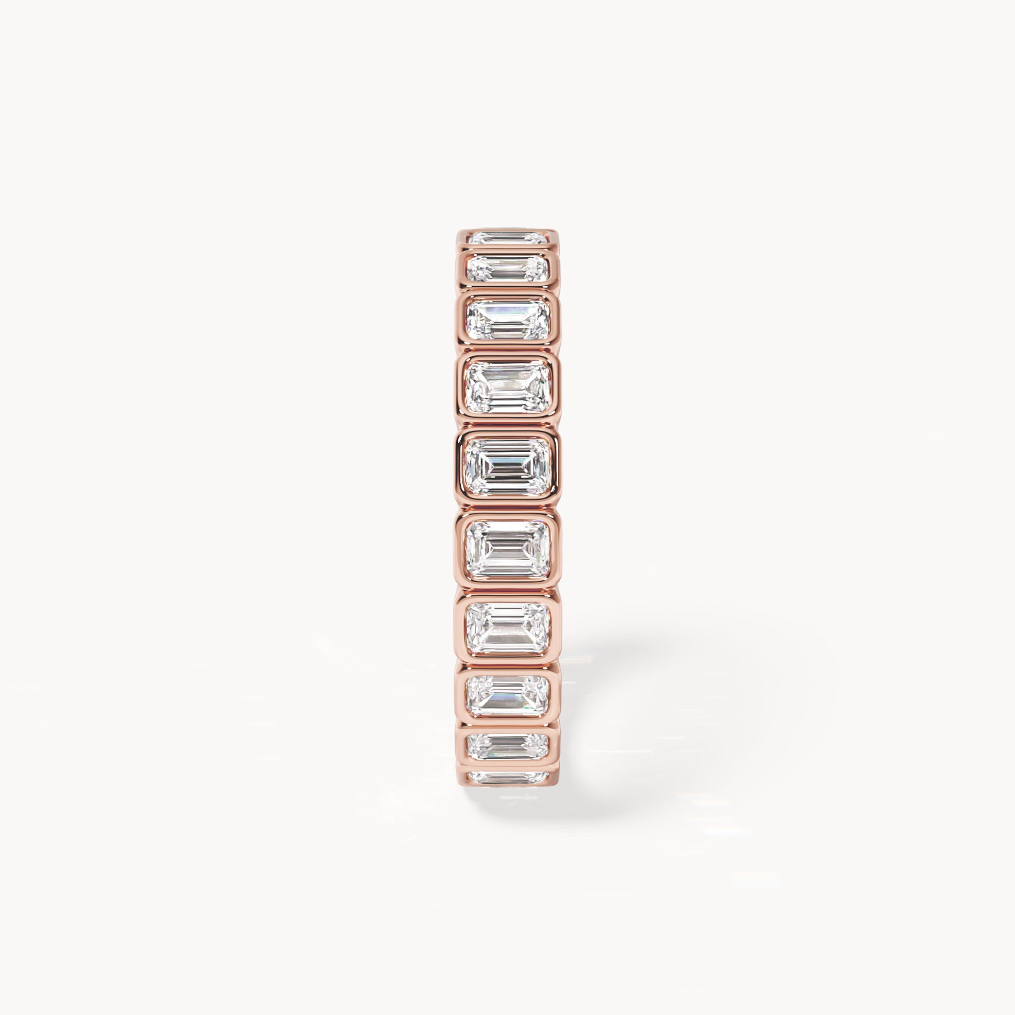 Bezel Memory Ring Emerald