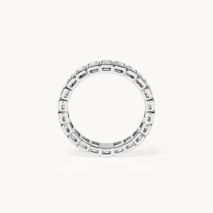 Bezel Memory Ring Emerald