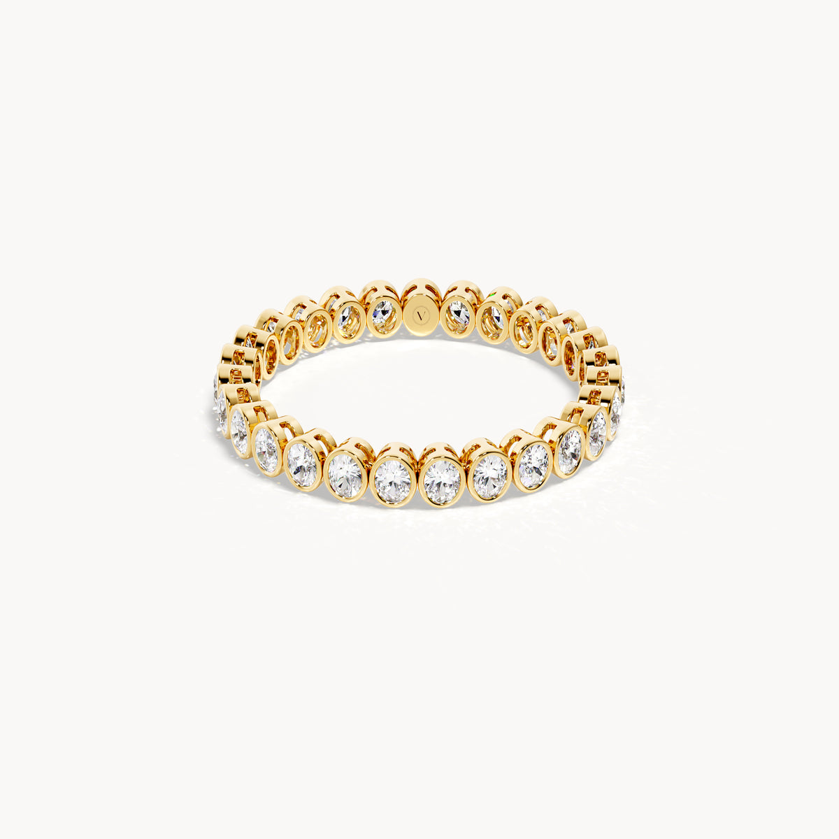 Bezel Memory Ring Oval 0,72ct.