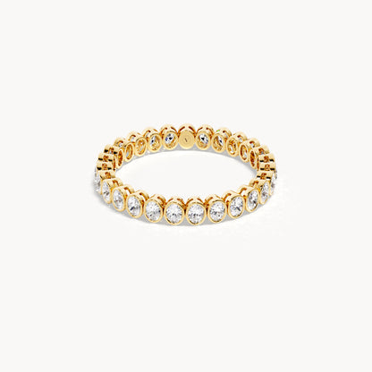 Bezel Memory Ring Oval 0,72ct.