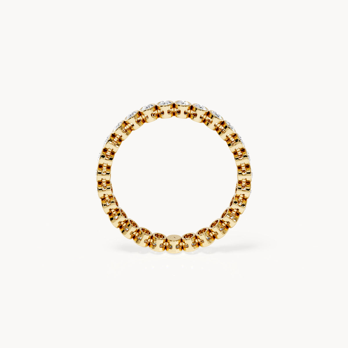 Bezel Memory Ring Oval 0,72ct.