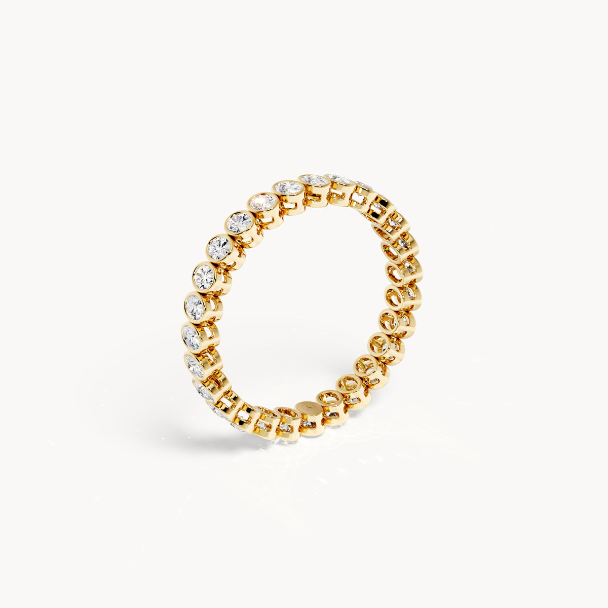 Bezel Memory Ring Oval 0,72ct.