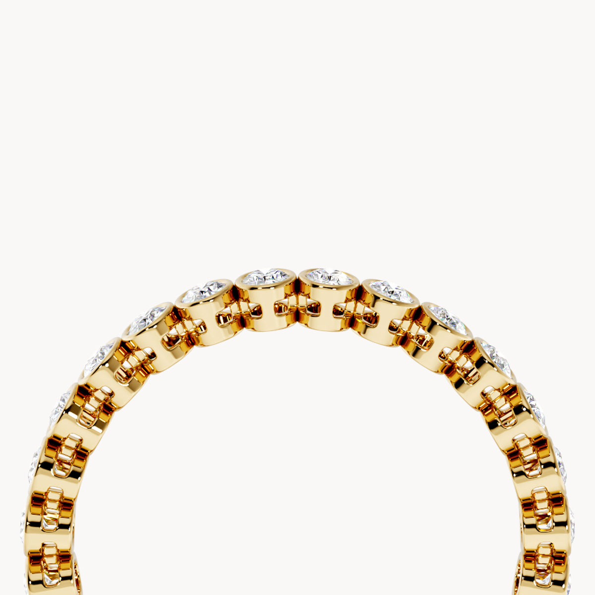 Bezel Memory Ring Oval 0,72ct.