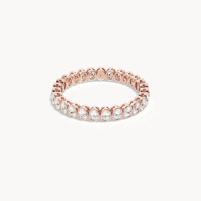 Bezel Memory Ring Oval 0,7ct.