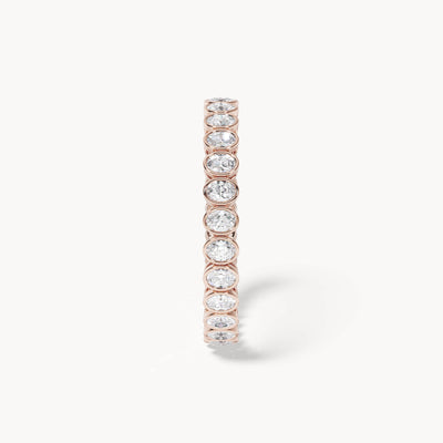 Bezel Memory Ring Oval 0,7ct.