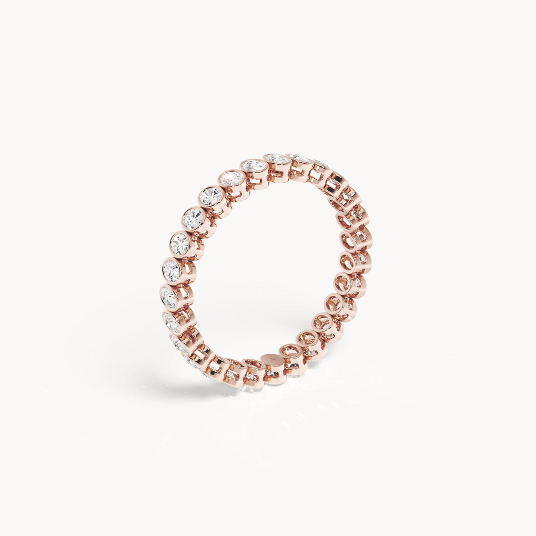 Bezel Memory Ring Oval 0.7ct