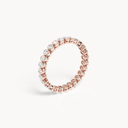 Bezel Memory Ring Oval 0,72ct.