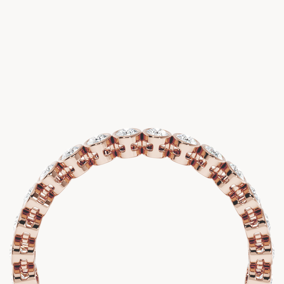 Bezel Memory Ring Oval 0,72ct.