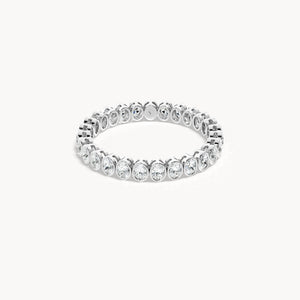 Bezel Memory Ring Oval 0,72ct.