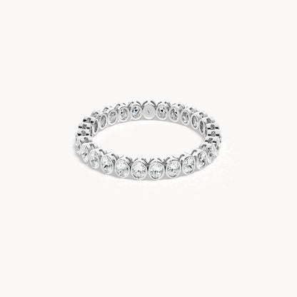 Bezel Memory Ring Oval 0,72ct.