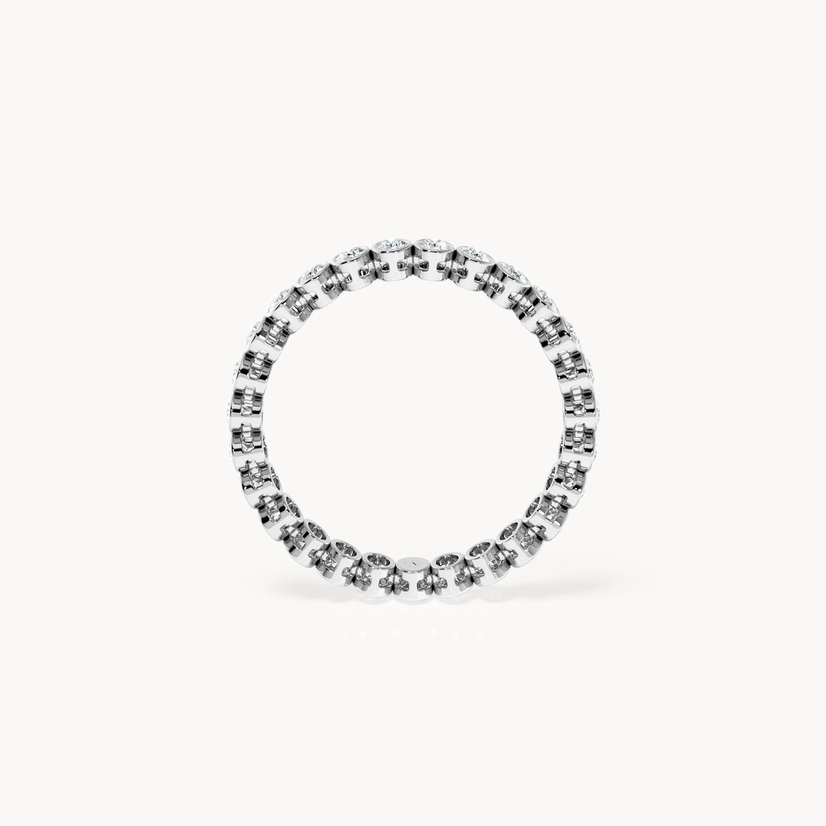 Bezel Memory Ring Oval 0,72ct.