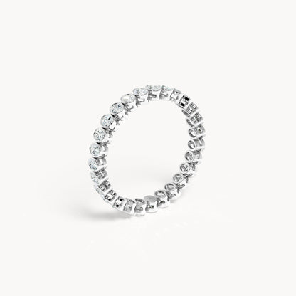 Bezel Memory Ring Oval 0,72ct.