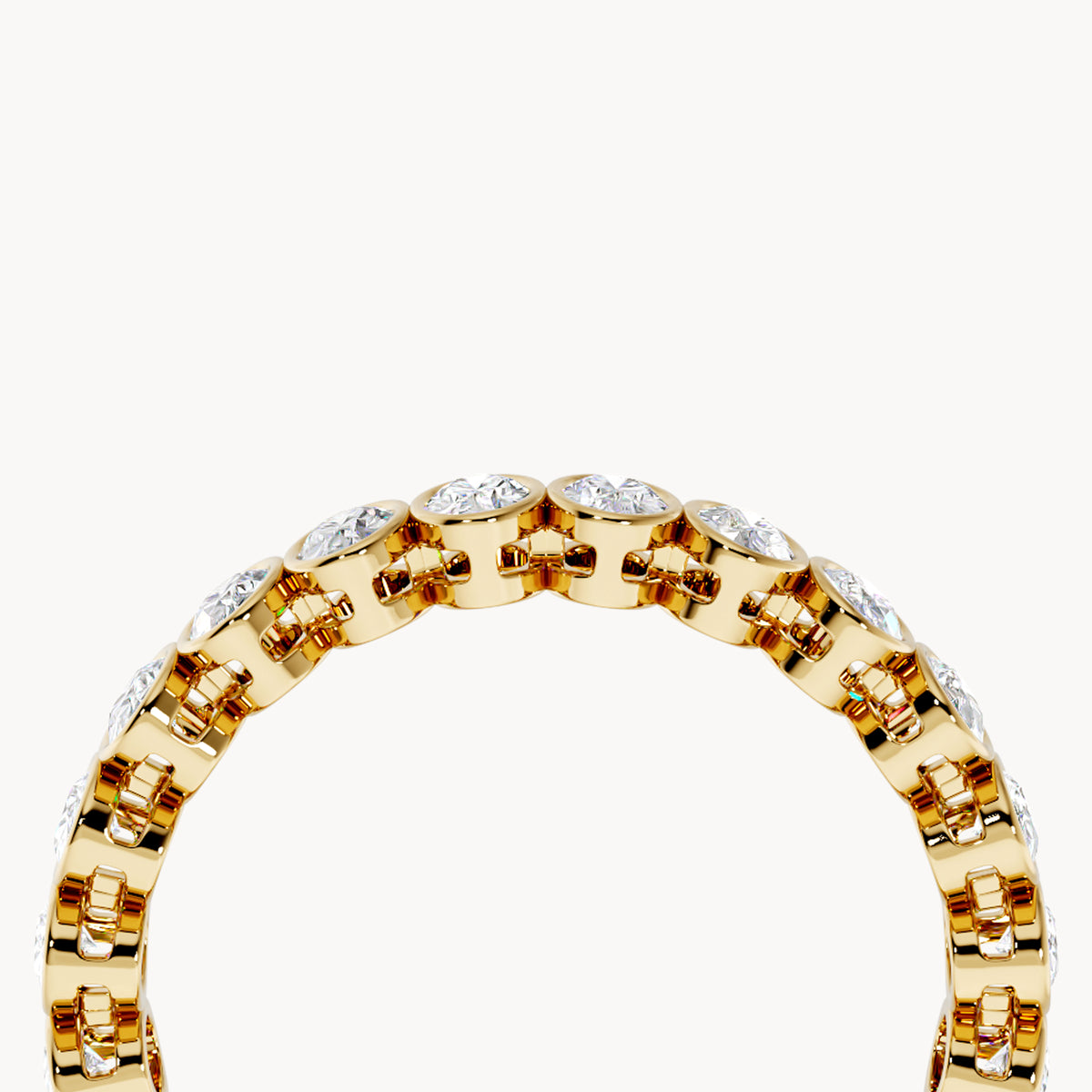 Bezel Memory Ring Oval 1,26ct.