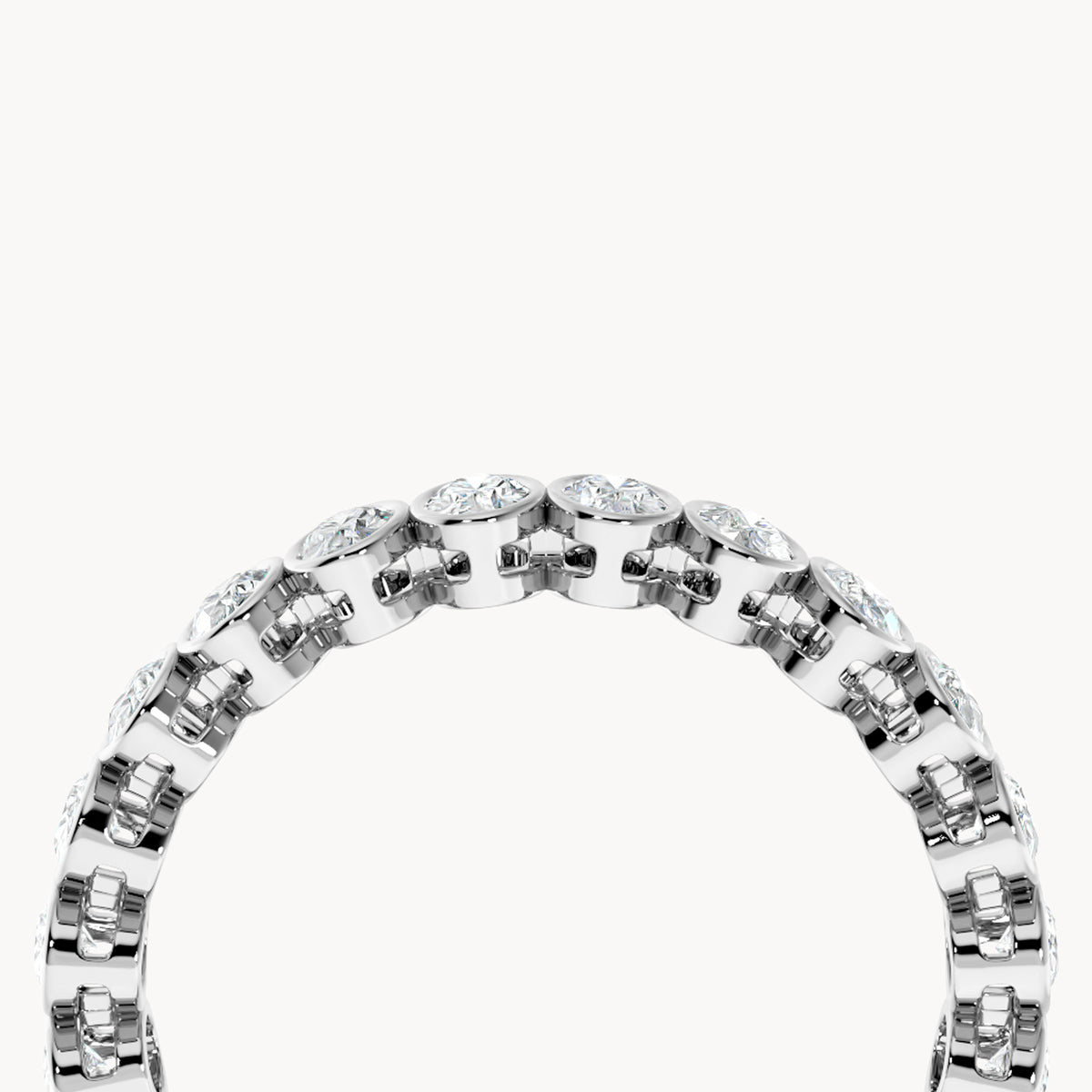 Bezel Memory Ring Oval 1,26ct.