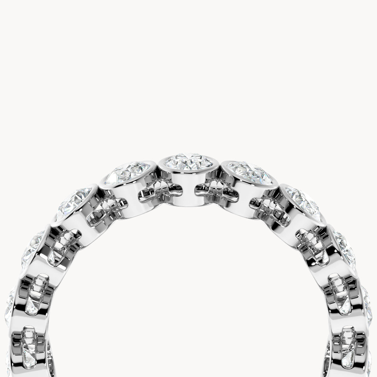 Bezel Memory Ring Oval 2,43ct.