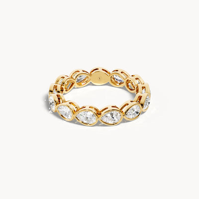 Bezel Memory Ring Tropfen 1,6ct.