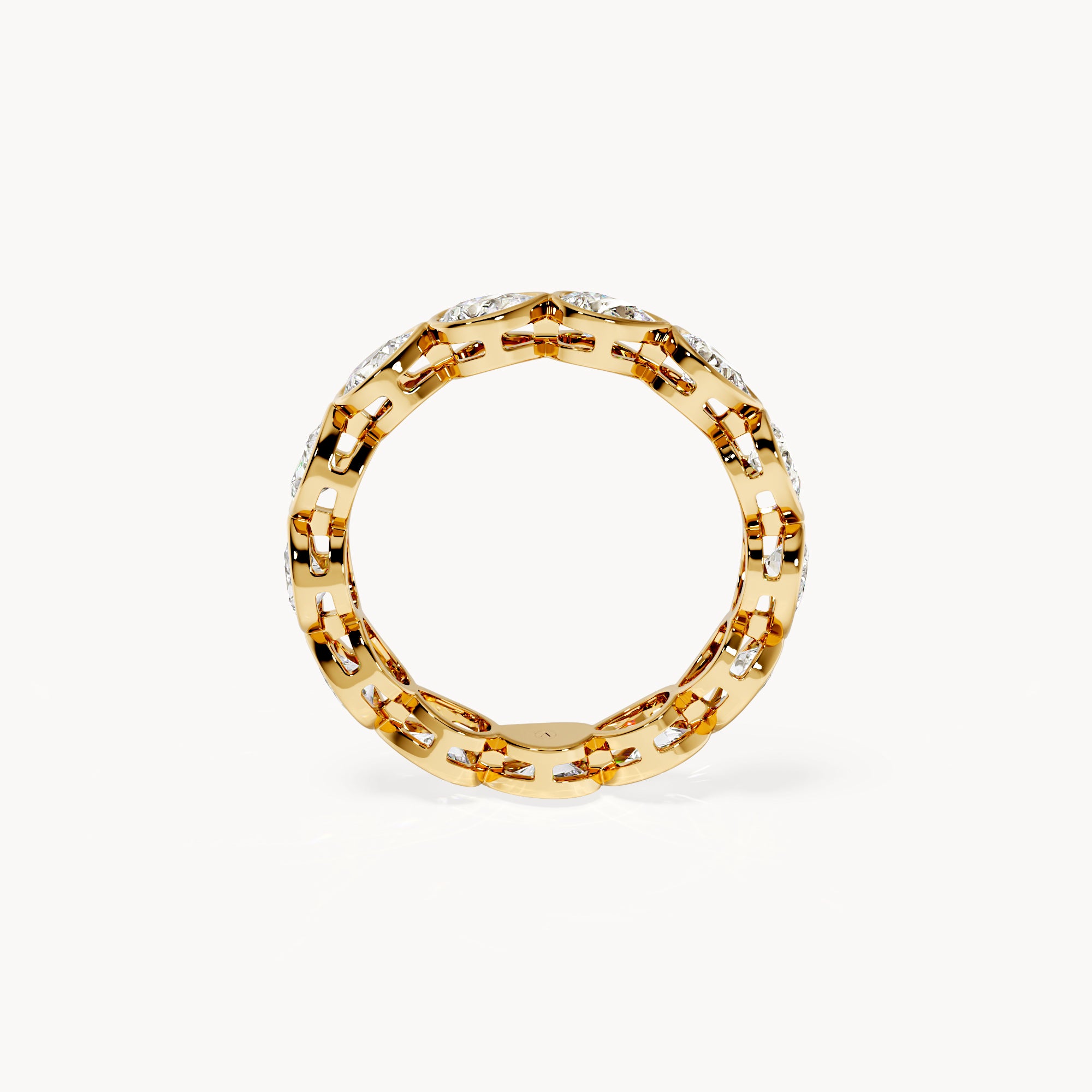 Bezel Memory Ring Tropfen