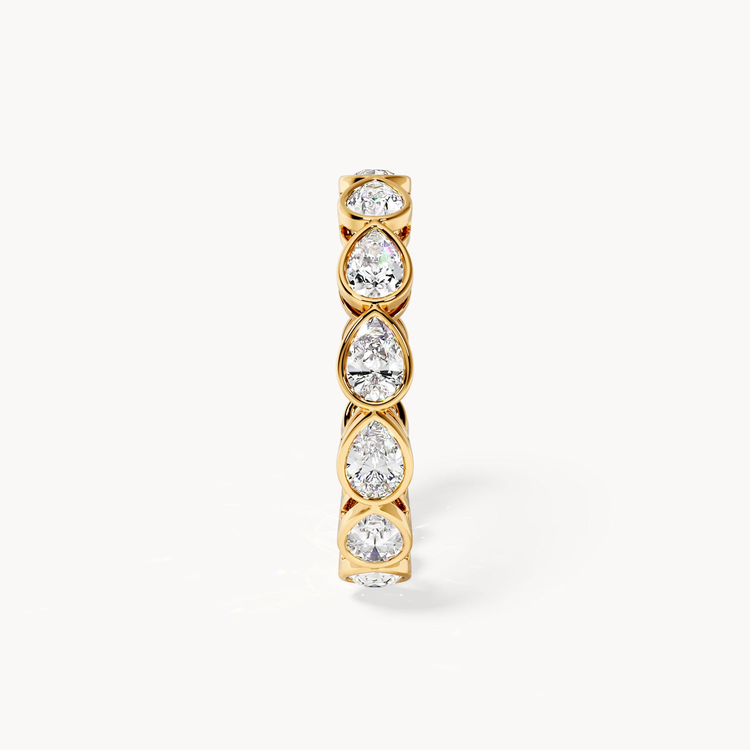 Bezel Memory Ring Tropfen