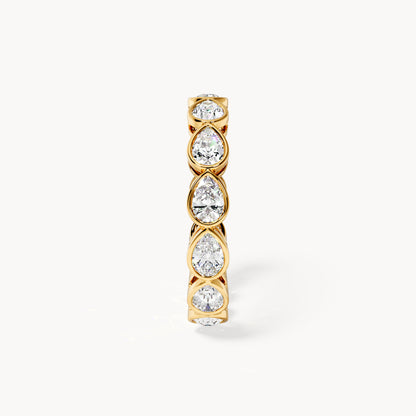 Bezel Memory Ring Tropfen