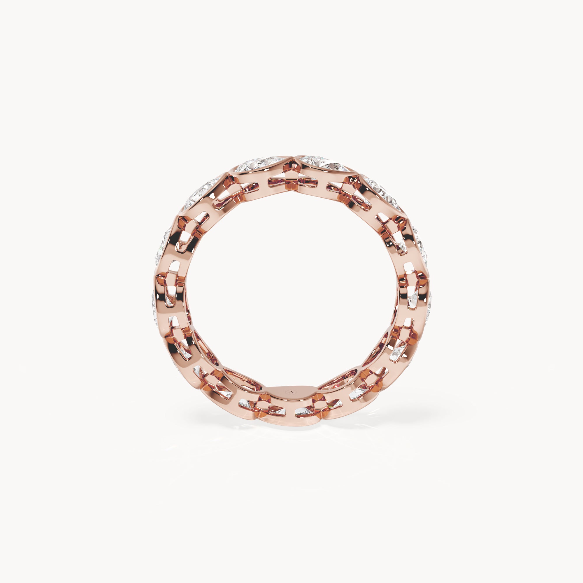 Bezel Memory Ring Tropfen