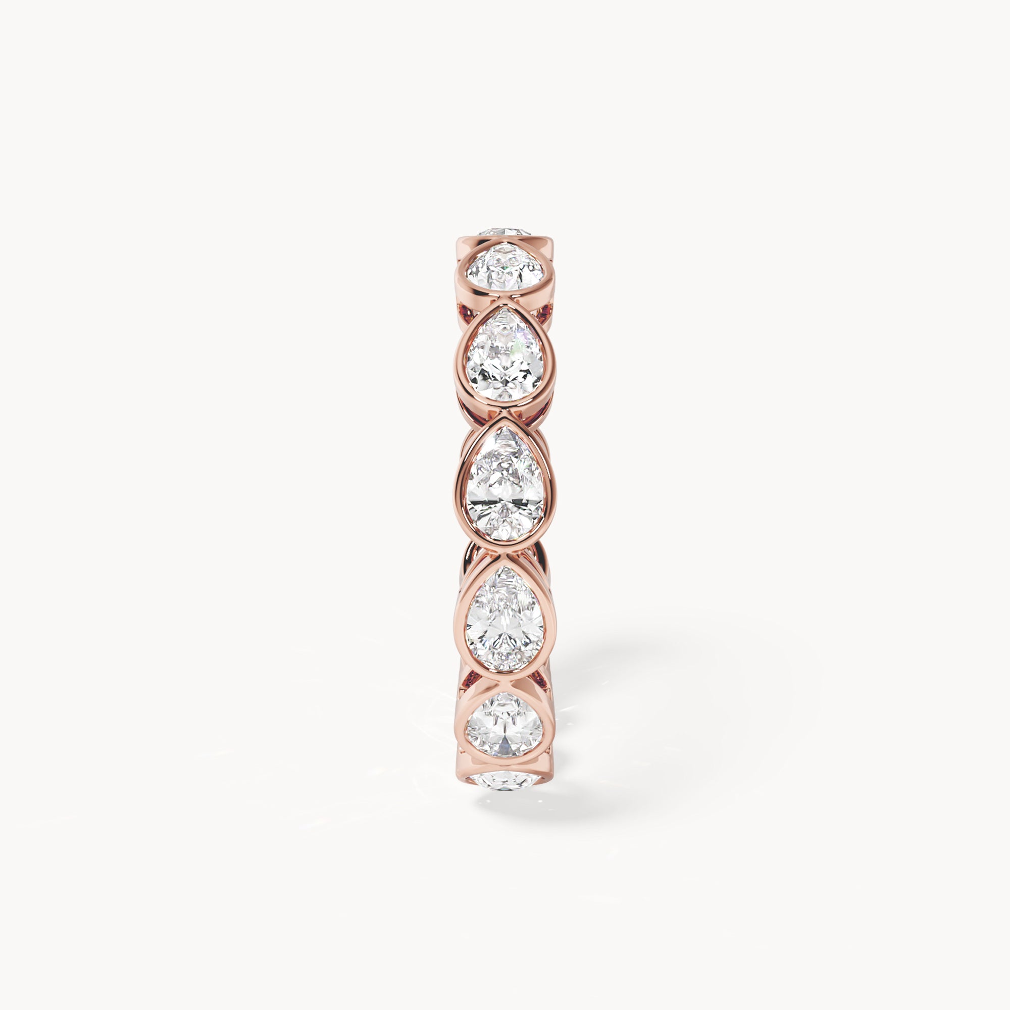 Bezel Memory Ring Tropfen