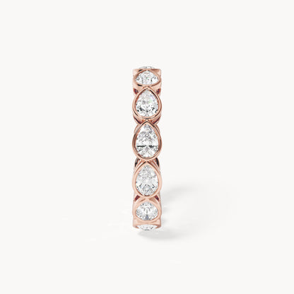 Bezel Memory Ring Tropfen