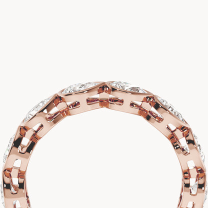 Bezel Memory Ring Tropfen