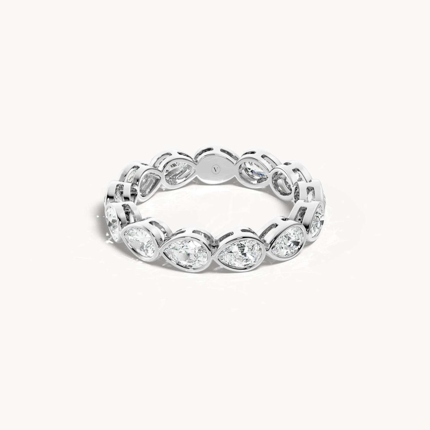 Bezel Memory Ring Tropfen