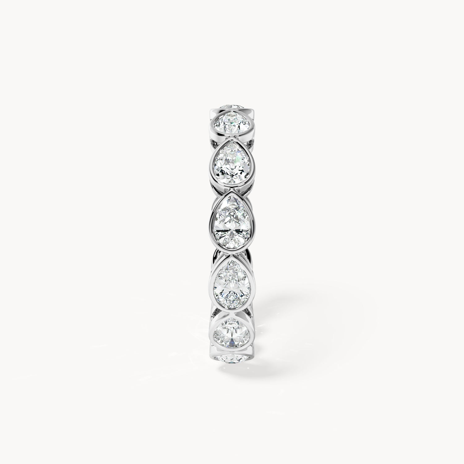 Bezel Memory Ring Tropfen