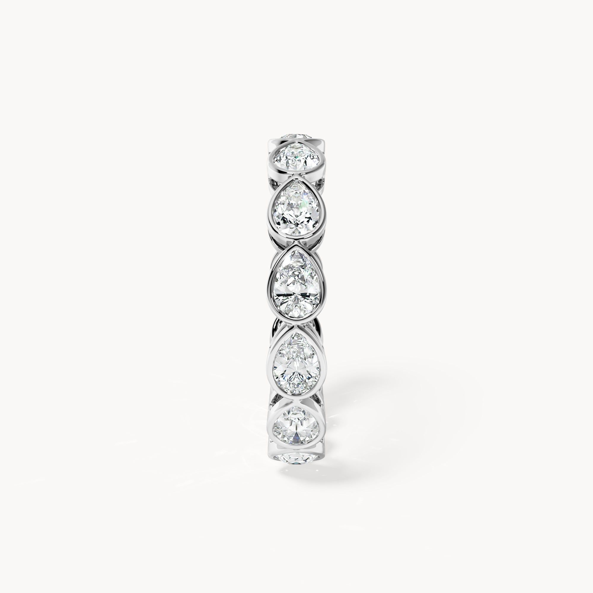 Bezel Memory Ring Tropfen