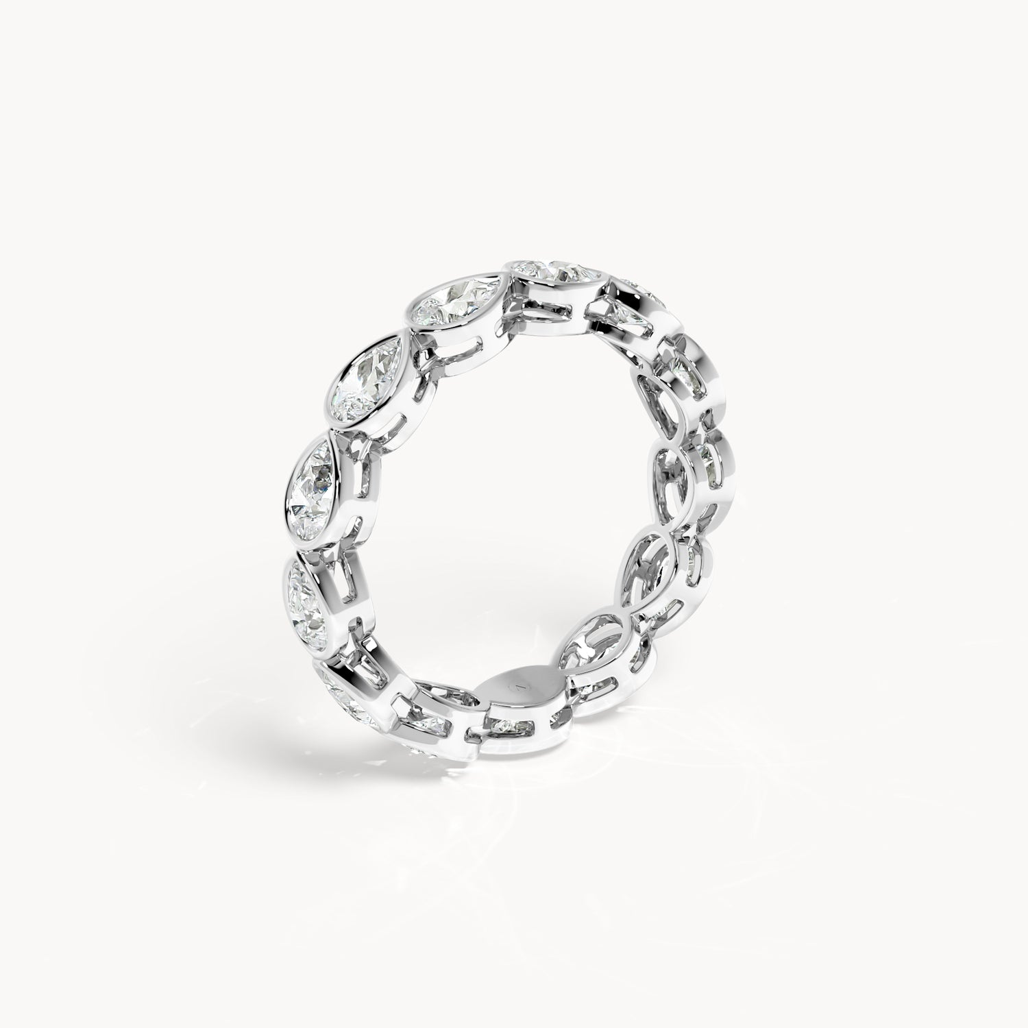 Bezel Memory Ring Tropfen