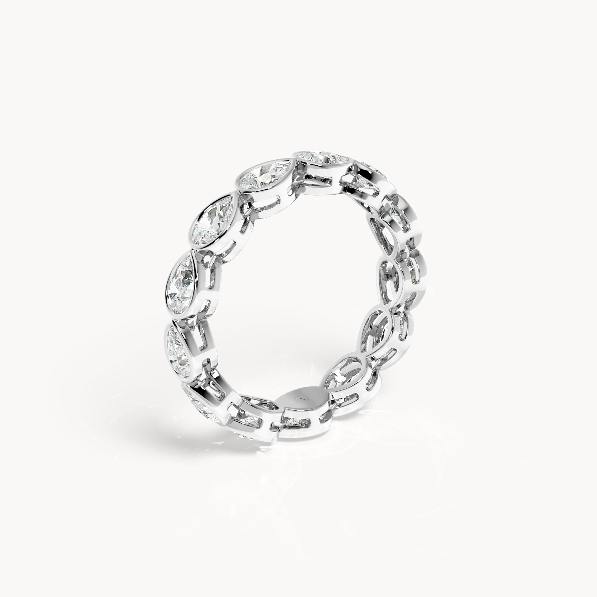 Bezel Memory Ring Tropfen