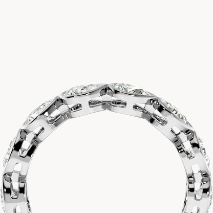 Bezel Memory Ring Tropfen
