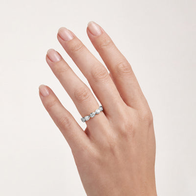 Bezel Memory Ring Tropfen