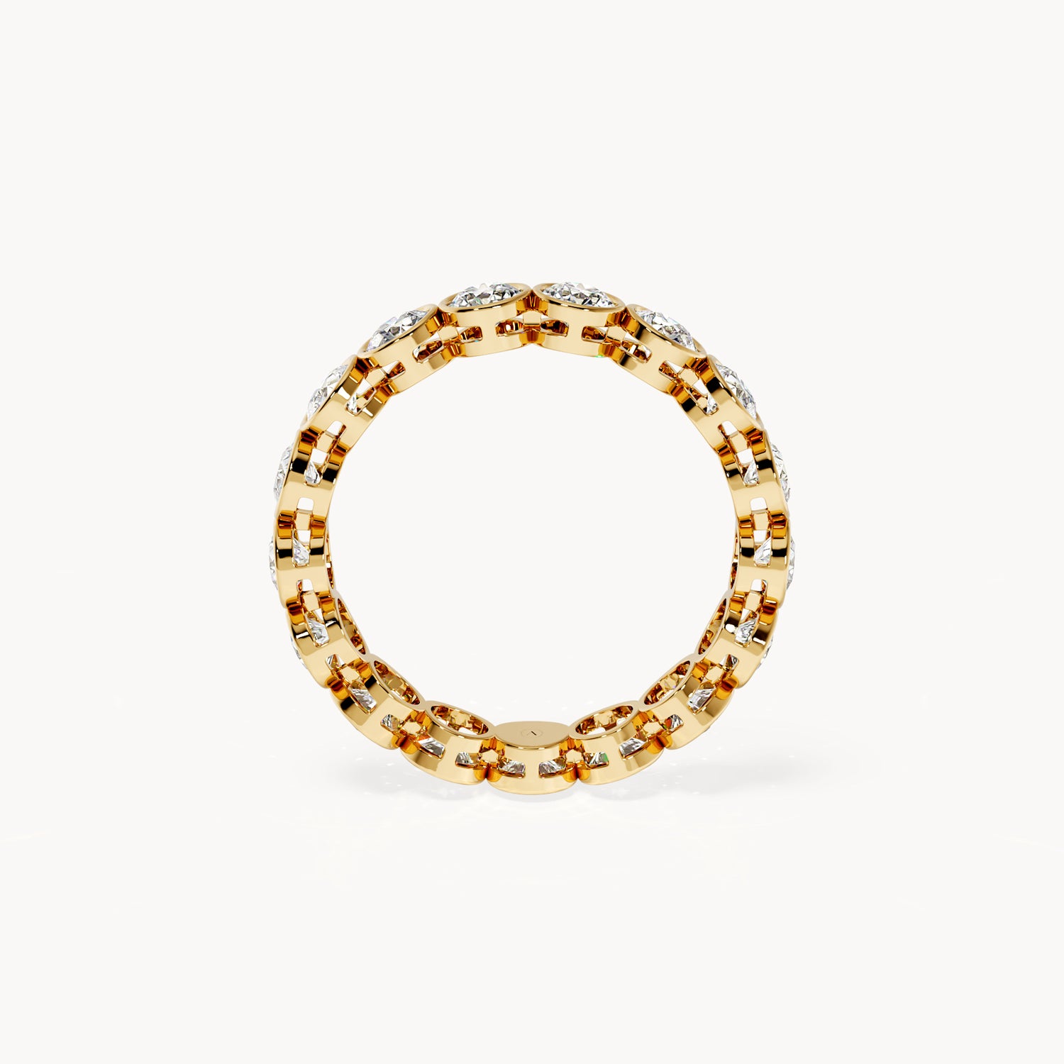 Bezel Memory Ring Rund