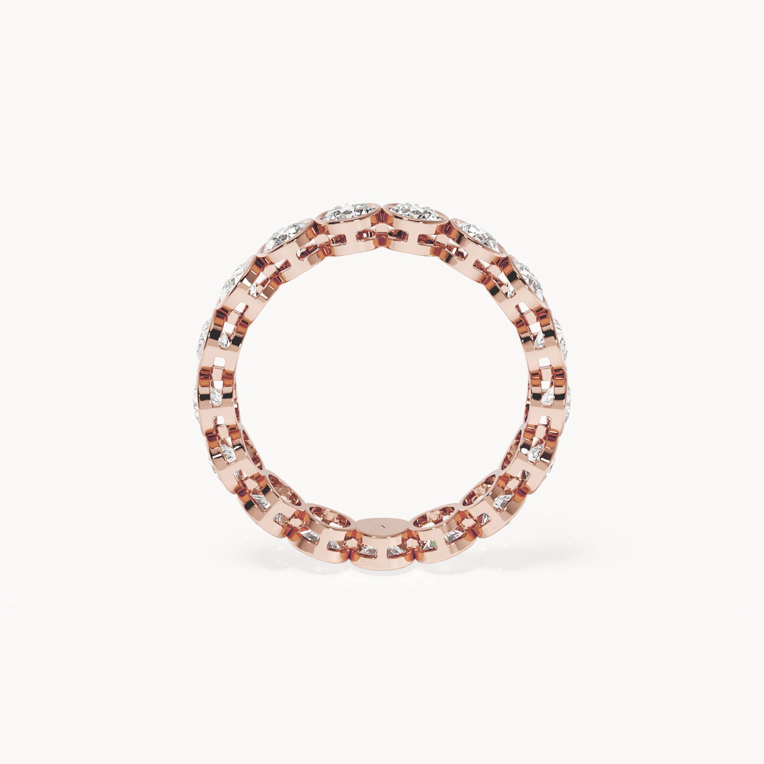 Bezel Memory Ring Rund