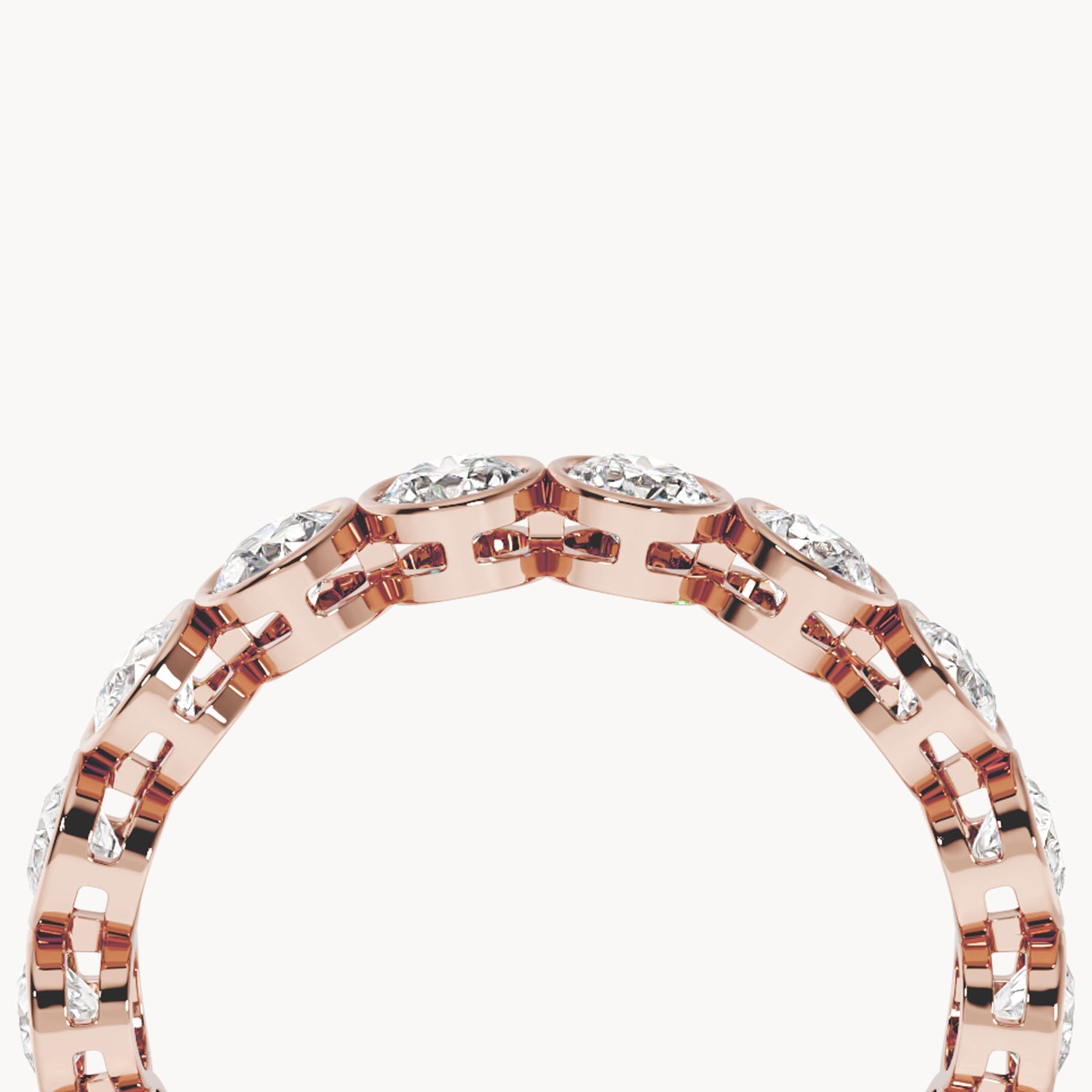 Bezel Memory Ring Rund