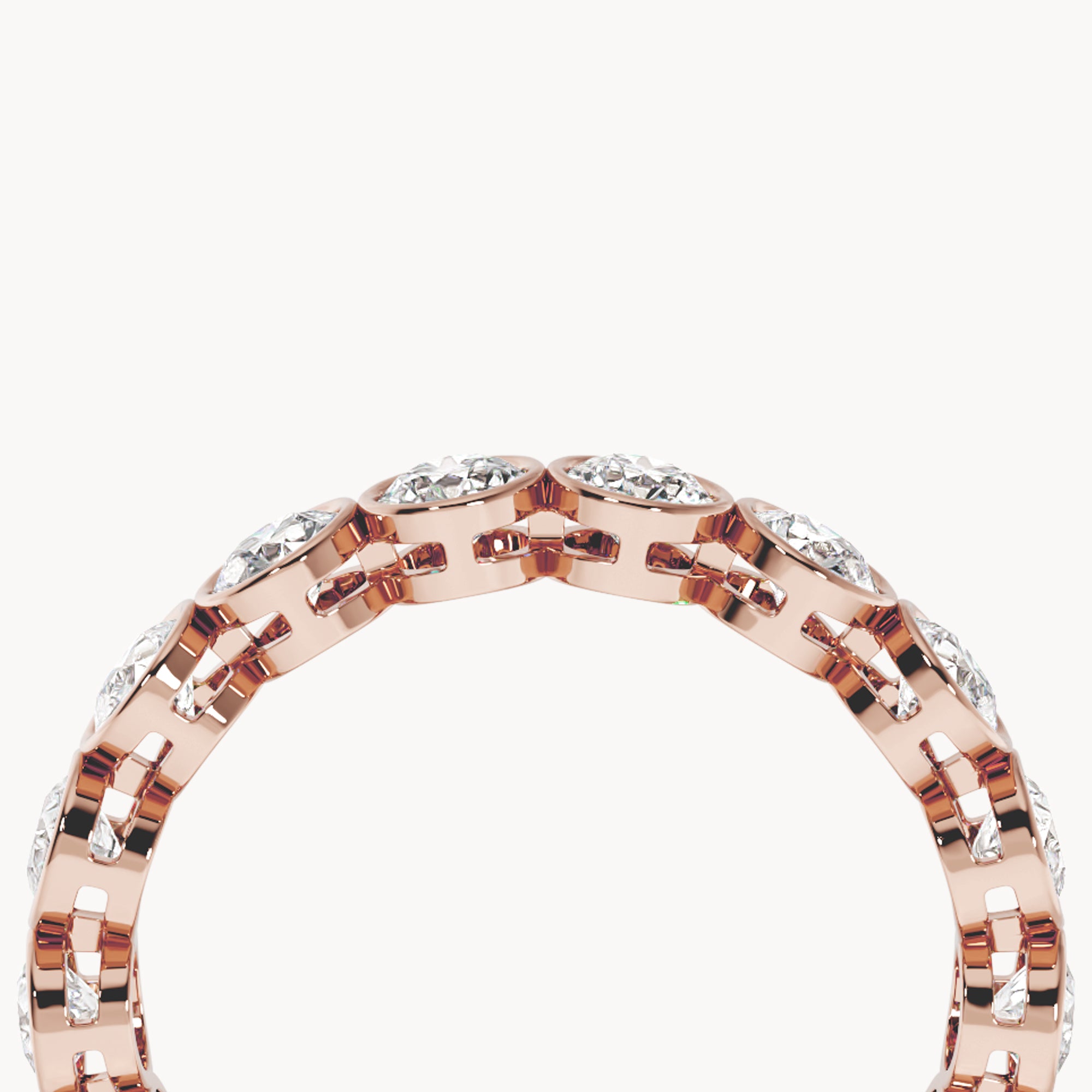 Bezel Memory Ring Rund