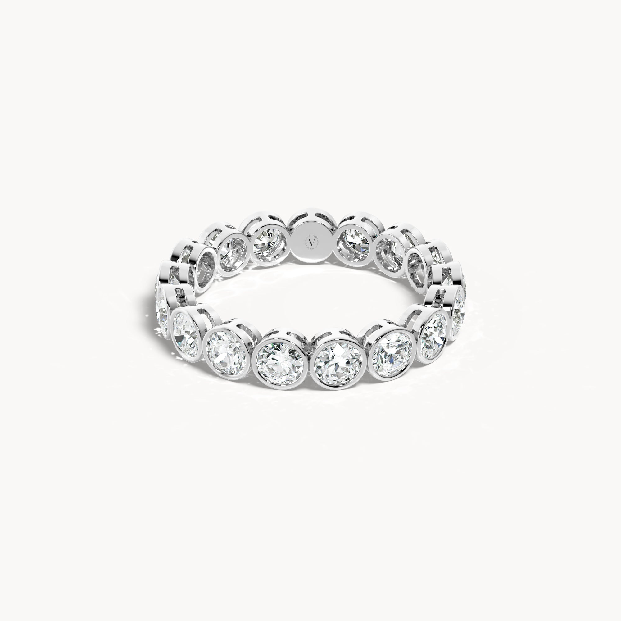 Bezel Memory Ring Rund