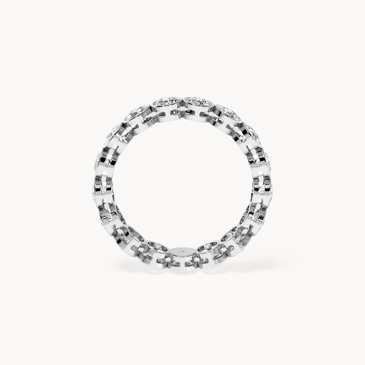 Bezel Memory Ring Rund