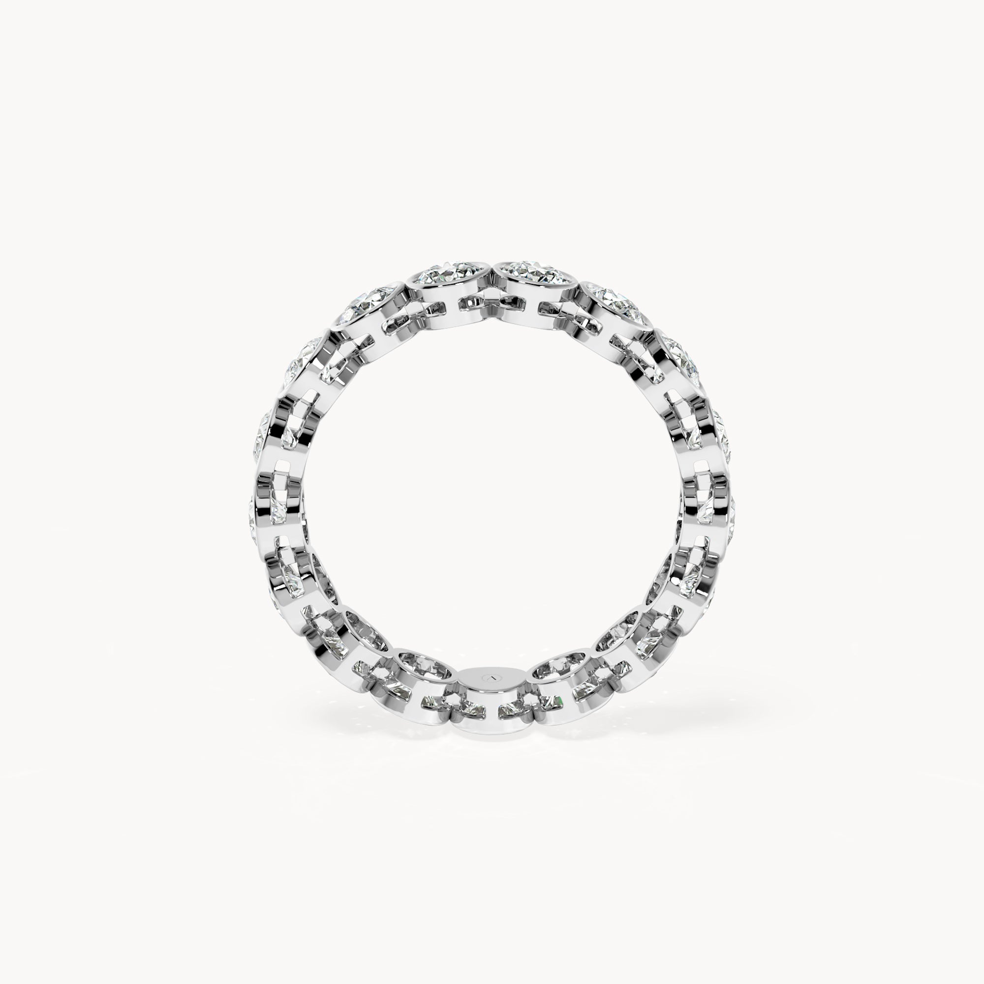 Bezel Memory Ring Rund
