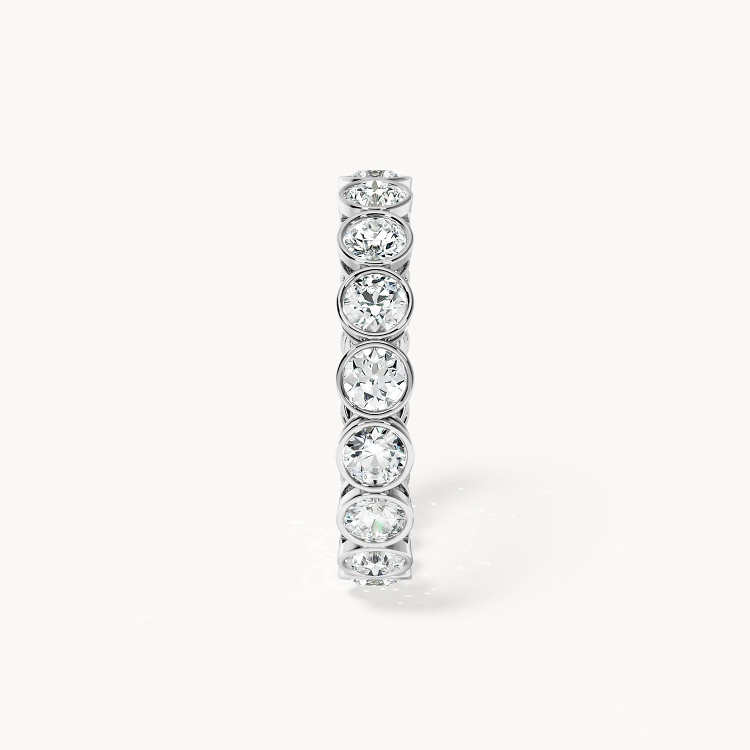Bezel Memory Ring Rund