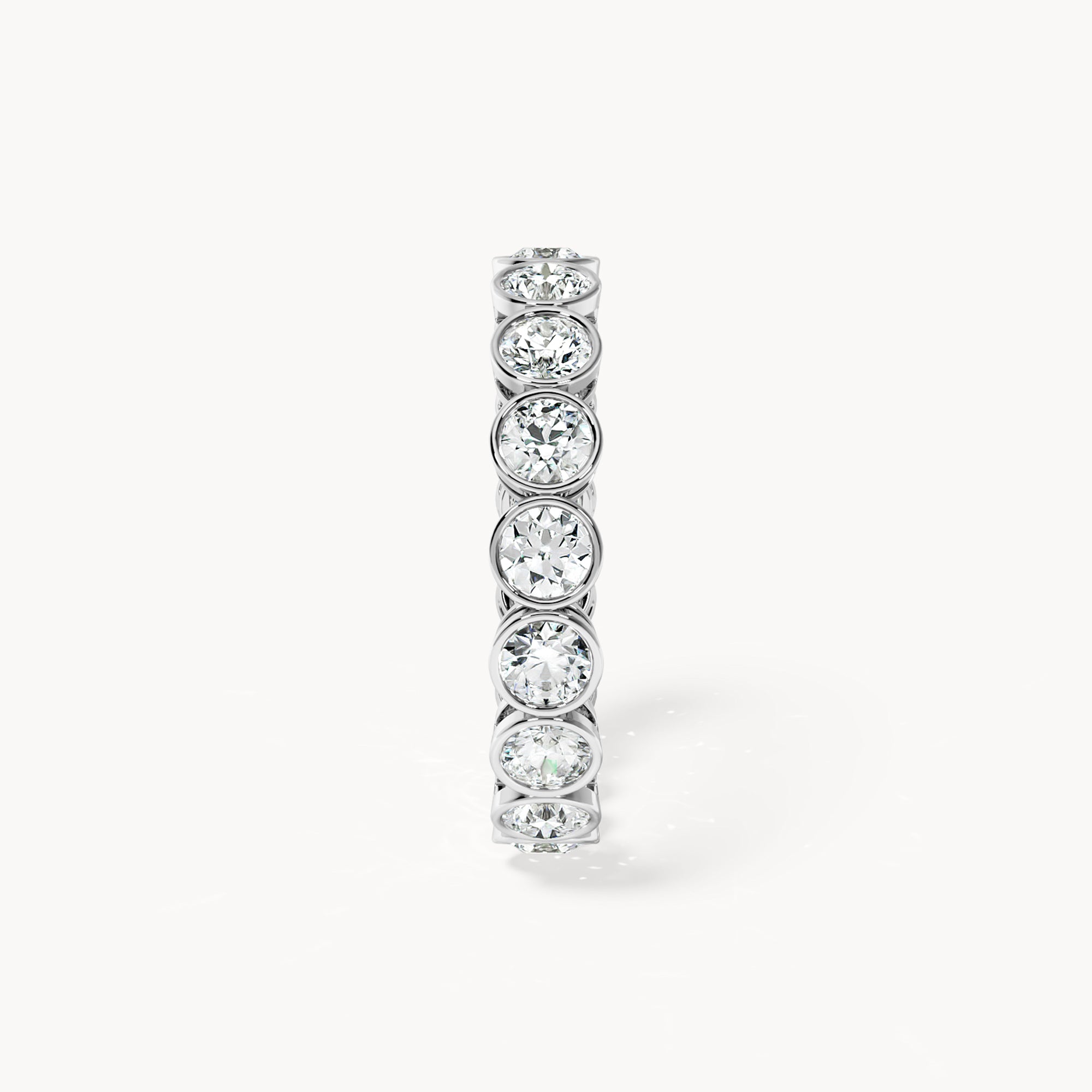 Bezel Memory Ring Rund