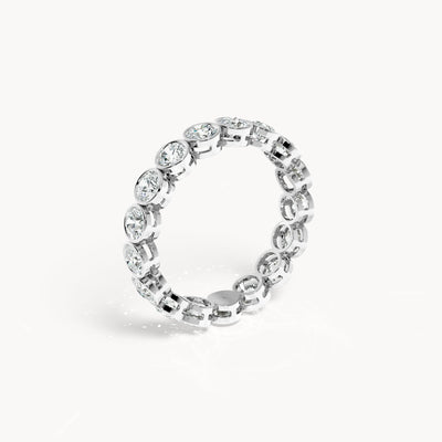 Bezel Memory Ring Rund