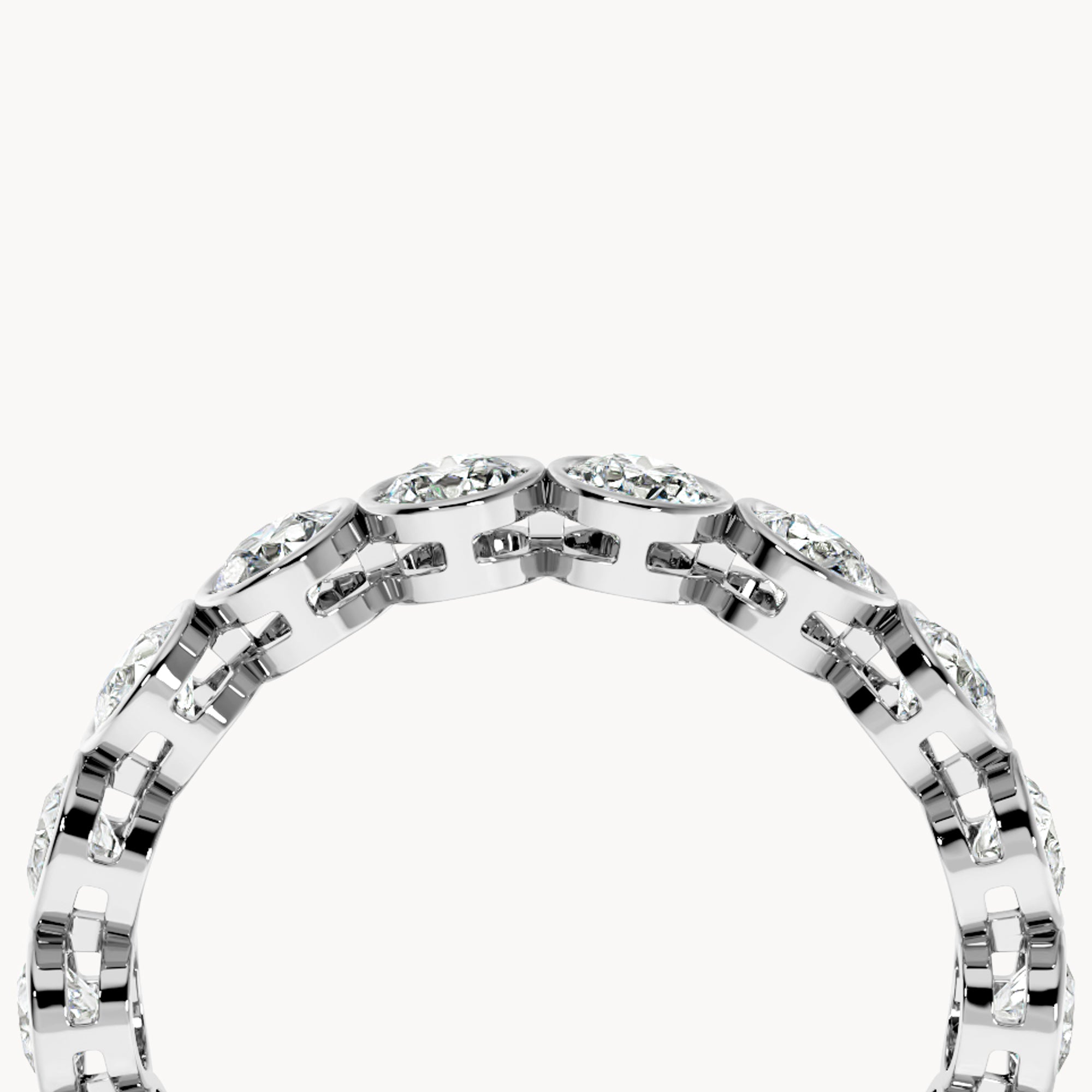 Bezel Memory Ring Rund