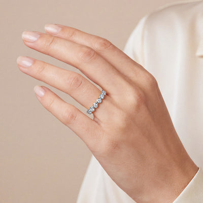 Bezel Memory Ring Rund