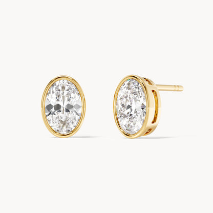 Bezel Studs Oval